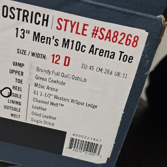 Tony Lama Green and Brown Western Boots - Picture 3 of 4